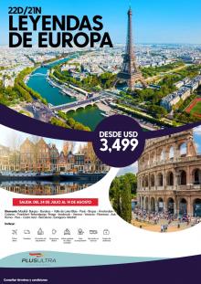 LEYENDAS DE EUROPA DESDE USD 3499 -22D 21N